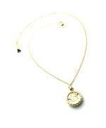Mariana Necklace Guardian Angel Jet Black Floral Crystal Swarovski My Treasures Coll. - Image 3