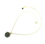 Mariana Necklace Guardian Angel Jet Black Floral Crystal Swarovski My Treasures Coll.