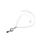 Mariana Necklace Tear Drop & Brilliant Faceted Crystal Swarovski Pendant On A Clear Day Sweet Summer Coll. - Image 3