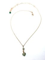 Mariana Necklace Charming Flower & Heart Shape Pendant Austrian Crystals Spring 2019 Coll. - Image 3