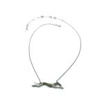Mariana Necklace Greyhound Pendant Beaded with Swarovski Crystal 2019 Special Edition