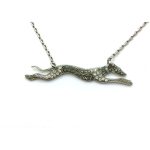 Mariana Necklace Greyhound Pendant Beaded with Swarovski Crystal 2019 Special Edition - Image 2