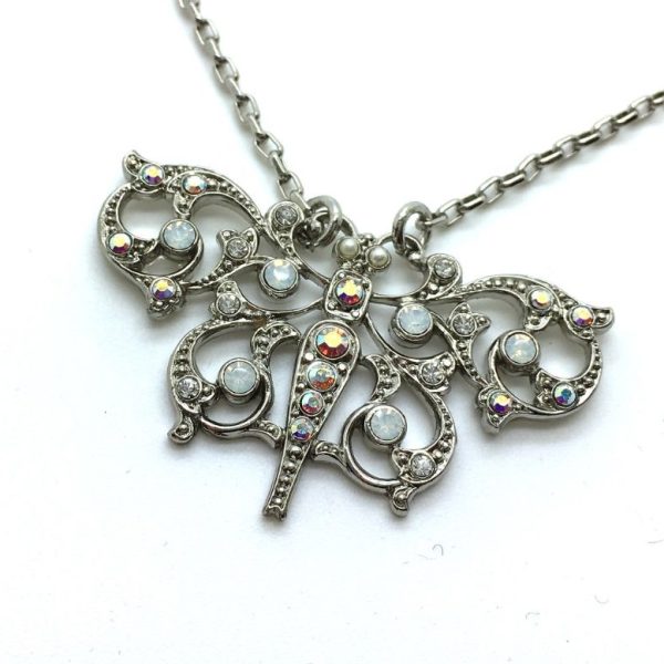 Mariana Necklace Butterfly Shape Crystal Swarovski On A Clear Day Sweet Summer Coll.