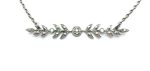 Mariana Necklace Beautiful Vine Leaf Pendant Crystal Swarovski On A Clear Day Sweet Summer Coll. - Image 2