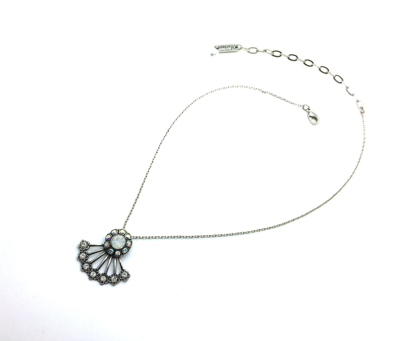 N-5896-001-SP (2) Mariana Necklace Flower Shower Clear Crystal Swarovski On A Clear Day Sweet Summer Coll. - Image 1