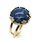 Mariana Ring Sodalite Mineral Round Shape My Treasures Coll. - Image 3