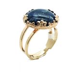 Mariana Ring Sodalite Mineral Round Shape My Treasures Coll. - Image 2