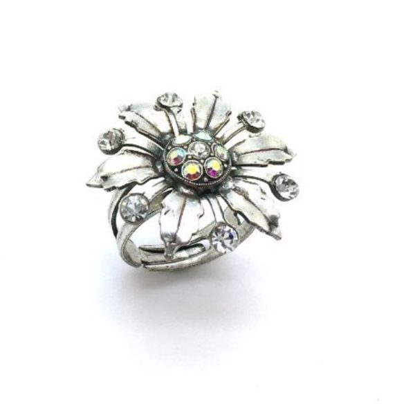 Mariana Ring Fashionable Clear Crystal Swarovski On A Clear Day Sweet Summer Coll.
