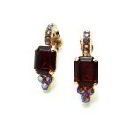 Mariana Earrings Exude Elegance Siam & Siam AB Crystal Swarovski My Treasures Coll.