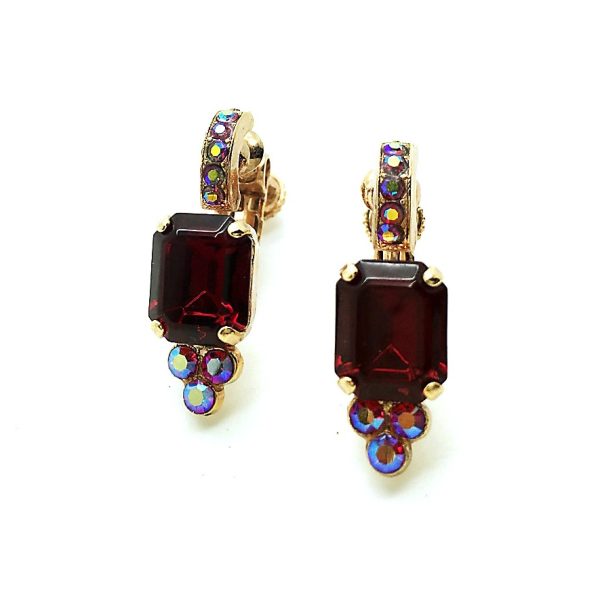 Mariana Earrings Exude Elegance Siam & Siam AB Crystal Swarovski My Treasures Coll.