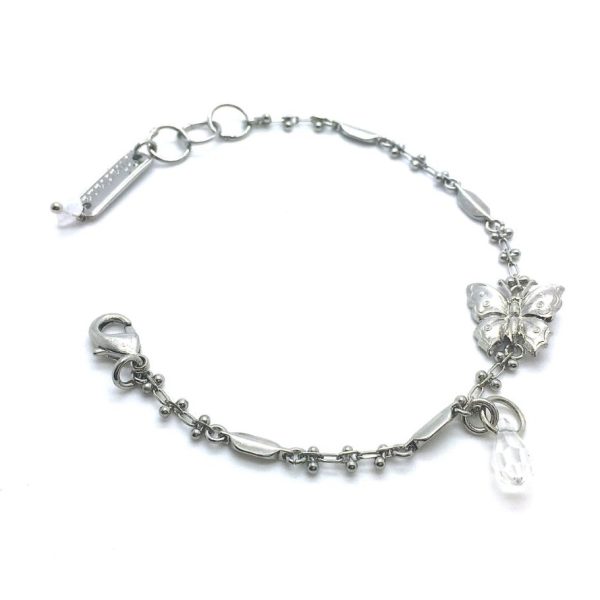 Mariana Bracelet Lovely Butterfly & Clear Crystal Swarovski On A Clear Day Sweet Summer Coll.