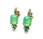 Mariana Earrings Timeless Radiant Pacific Opal & Peridot AB Crystal Swarovski My Treasures Coll. - Image 2
