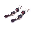 Mariana Earrings Fashionable Dangling Siam Austrian Crystals My Treasures Coll. - Image 3