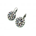 Mariana Earrings My Treasures Coll. Beautiful Flower Shape Crystal AB Austrian Crystals