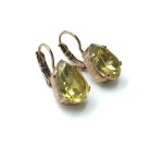 Mariana Earrings Timeless Pear Shape Jonquil Crystal Austrian My Treasures Coll. - Image 3