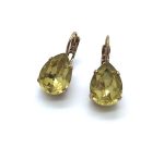 Mariana Earrings Timeless Pear Shape Jonquil Crystal Austrian My Treasures Coll. - Image 2