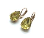 Mariana Earrings Timeless Pear Shape Jonquil Crystal Austrian My Treasures Coll.