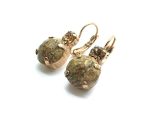 Mariana Earrings Stunning Round Drop Landscape Jasper Mineral My Treasures Coll. - Image 2