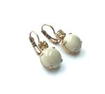 Mariana Earrings Timeless Round Drop Riverstone Mineral My Treasures Coll. - Image 3