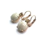 Mariana Earrings Timeless Round Drop Riverstone Mineral My Treasures Coll. - Image 2