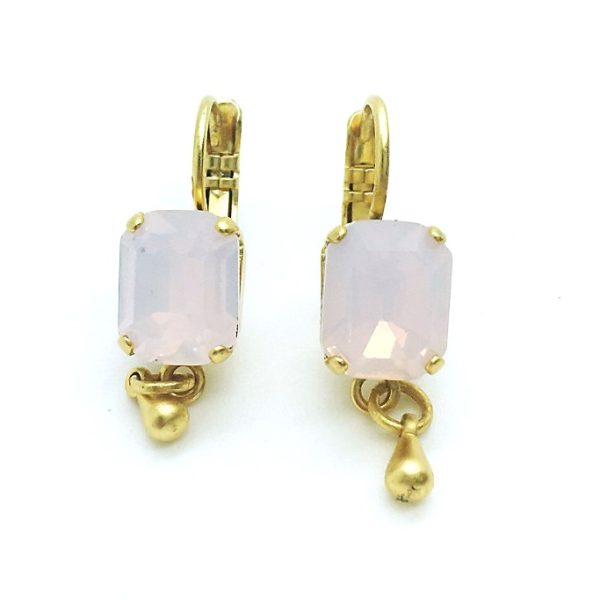 Mariana Earrings Charming Rose Water Opal Crystal Swarovski My Treasures Coll.