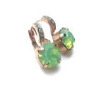 Mariana Earrings Precious Green Opal Austrian Crystals My Treasures Coll. - Image 3