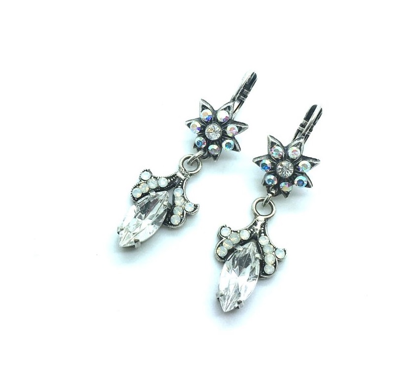 E-1096-001-SP6 (2) Mariana Earrings Gorgeous Chandelier Crystal Swarovski On A Clear Day Sweet Summer Coll. - Image 1