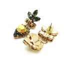 Earrings By Mariana Woman Black Diamond and Crystal Dorado Swarovski Crystals - Image 2