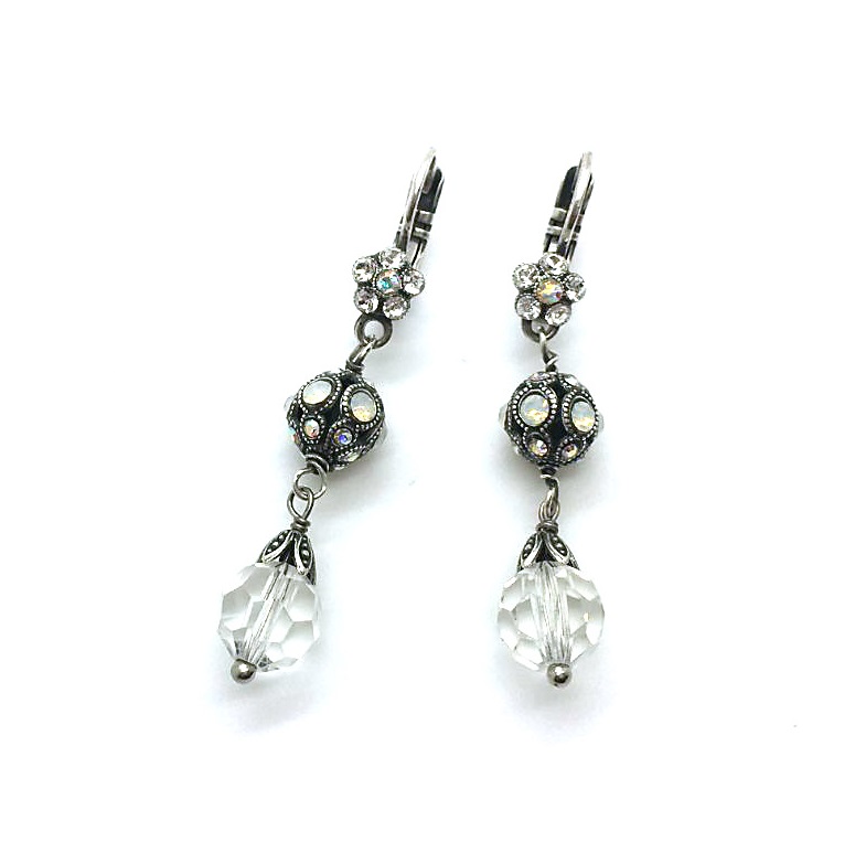 E-1134-001-SP6 (2) Mariana Earrings Dangling Chandelier Austrian Crystals On A Clear Day Sweet Summer Coll. - Image 1