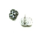 Mariana Earrings Clover Shape Black Diamond, Clear & AB Austrian Crystal Special Edition - Image 3