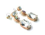 Mariana Earrings Brilliant Triple Tier Strand Crystal Swarovski On A Clear Day Sweet Summer Coll. - Image 3
