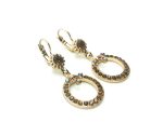 Mariana Earrings Glamorous Smoked Topaz & AB Austrian Crystals My Treasures Coll. - Image 3