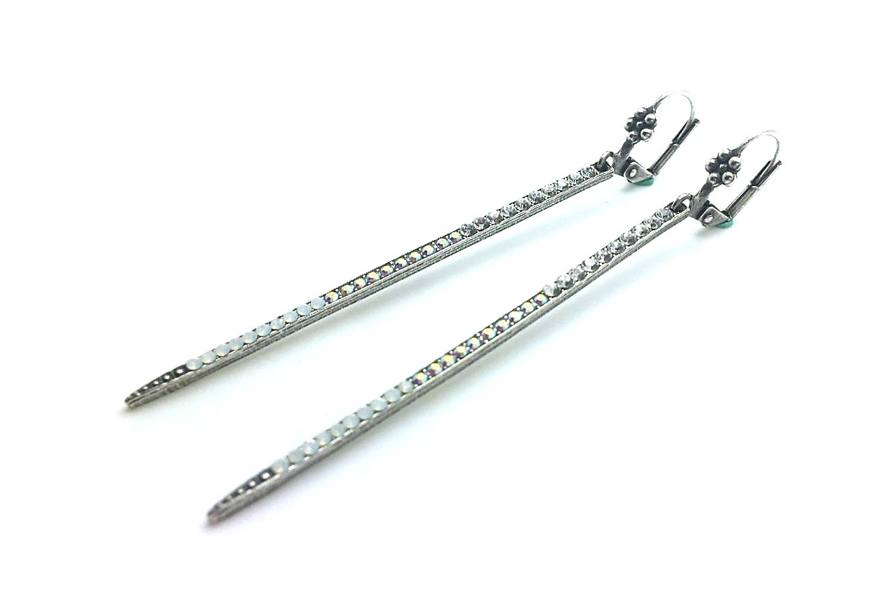 E-1301-1-001-SP6 (3) Mariana Earrings Elegant Dangling Crystal Swarovski On A Clear Day Sweet Summer Coll. - Image 1