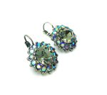 Earrings By Mariana My Treasures Coll. Glamorous Black Diamond & AB Swarovski Crystals - Image 2