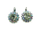 Earrings By Mariana My Treasures Coll. Glamorous Black Diamond & AB Swarovski Crystals