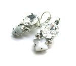 Mariana Earrings Finely Detailed Faceted Clear Crystal Swarovski On A Clear Day Sweet Summer Coll. - Image 2