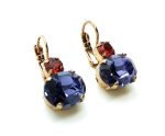 Mariana Earrings Lovely Sapphire & Siam Austrian Crystals Imagine Nostalgia Coll. - Image 3