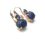 Mariana Earrings Lovely Round Drop Sodalite Mineral Mood Indigo Songbook Coll. - Image 3