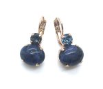 Mariana Earrings Lovely Round Drop Sodalite Mineral Mood Indigo Songbook Coll.