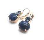 Mariana Earrings Lovely Round Drop Sodalite Mineral Mood Indigo Songbook Coll. - Image 2