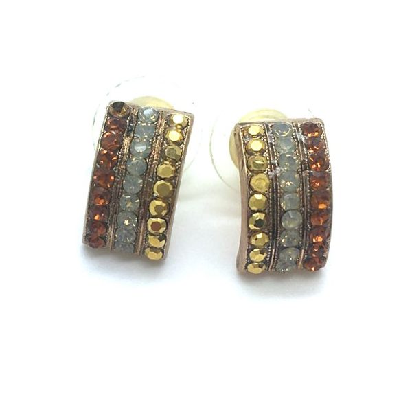 Mariana Earrings Finely Detailed Topaz, White Opal & AB Crystal Swarovski My Treasures Coll.