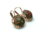 Mariana Earrings Sophisticated Epidote Mineral My Treasures Coll. - Image 3