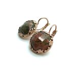 Mariana Earrings Sophisticated Epidote Mineral My Treasures Coll. - Image 2