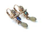 Mariana Earrings Finely Detailed Pearl & White Opal Crystal Swarovski Casablanca Nostalgia Coll. - Image 3