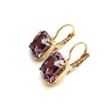 Mariana Earrings Radiant Light Amethyst Crystal Swarovski My Treasures Coll. - Image 3
