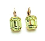 Earrings By Mariana Woman Flattering Cushion Cut Jonquil Swarovski Crystals - Image 3