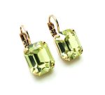 Earrings By Mariana Woman Flattering Cushion Cut Jonquil Swarovski Crystals - Image 2