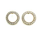 Mariana Earrings Simply Elegant Round Beaded Light Azore Crystal Swarovski My Treasures Coll.