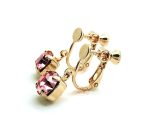Mariana Earrings Lovely Light Rose Crystal Swarovski My Treasures Coll. - Image 3