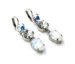 Mariana Earrings Glitzy Triple Tier Strand Austrian Crystals On A Clear Day Sweet Summer Coll. - Image 3